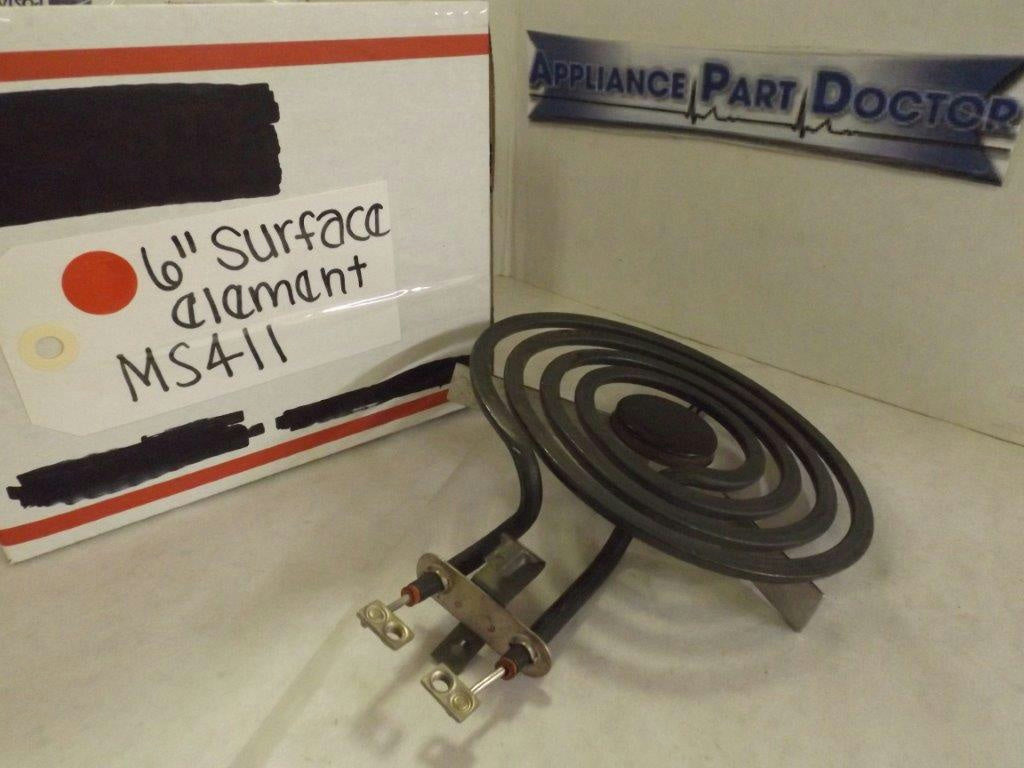 WHIRLPOOL KENMORE STOVE MS411 SURFACE ELEMENT 6” NEW WHIRLPOOL KENMORE STOVE MS411 SURFACE ELEMENT 6” NEW